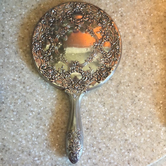 Vintage Silver Plated Vanity Set - Picture 2 of 8